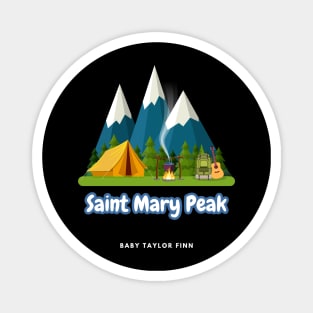 Saint Mary Peak Magnet